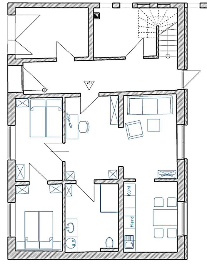 Stilvolle, Zentrale Ferienwohnung Bocksbruecke Mit Parkplatz Salzwedel Exterior photo